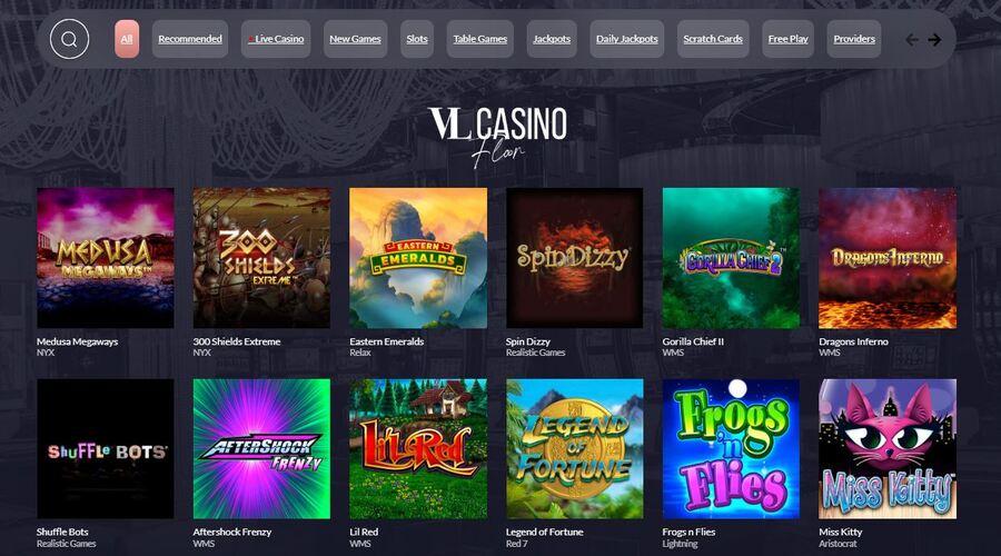 Vegas Lounge Casino games