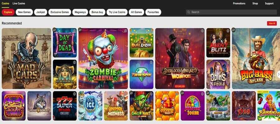 mobilautomaten casino games