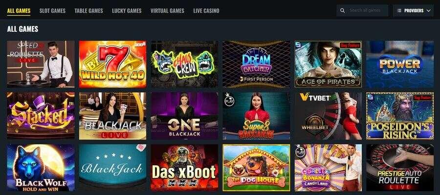 playfast online casino games